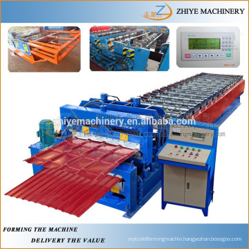 double decker roof tiles roll forming machine /double roofing steel plate production line